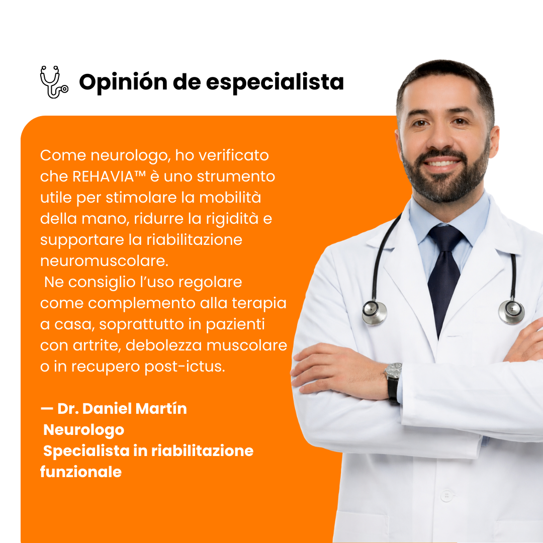 Rehavia™ – Guanto terapeutico di riabilitazione